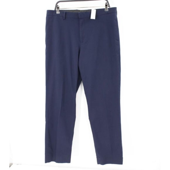 NWT Banana Republic Pant Mens 35 Aiden Fit Chino Straight Leg Cotton Modal Blend